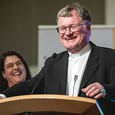 Viel Freude und Zuversicht beim 3. Diözesanforum am 15. Und 16. November 2019, auch bei Bischof Manfred Scheuer und Zukunftsweg-Leiterin Gabriele Eder-Cakl.
