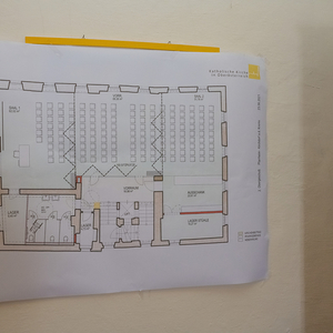 Eindrücke vom Tag des offenen Hauses zum Projekt 'Pfarrzentrum'