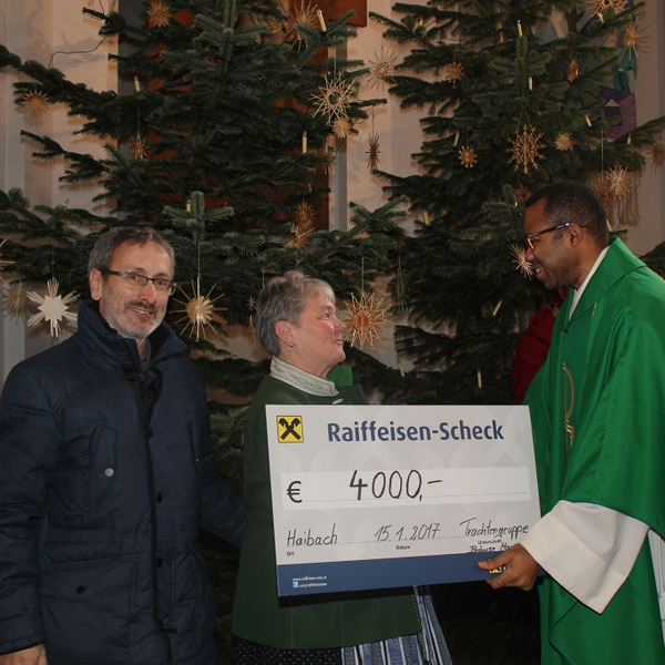 Spenden für das neue Pfarrzentrum