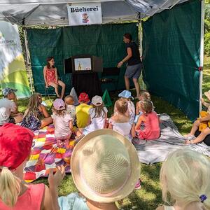 Kamishibai beim Schlossfest