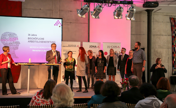 MitarbeiterInnen der Bischöflichen Arbeitslosenstiftung