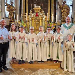 unsere neuen MinistrantInnen 2024