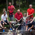 Grillen am Lagerfeuer