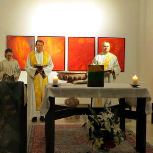 Projekt-Wasserzeichen: Ausstellung von Ernst Hager in der Taufkapelle  