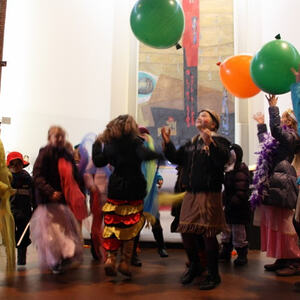 Faschingskindermesse und Pfadfinderfrühschoppen