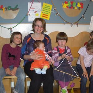 Kindergarten im April