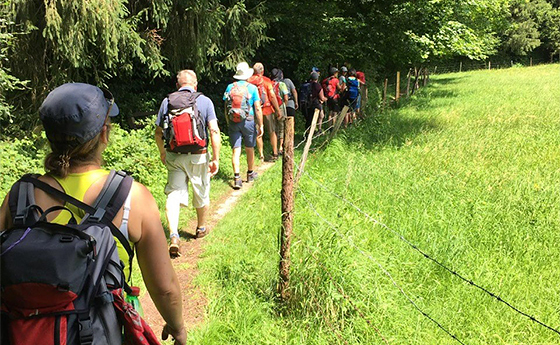 Pilgern am Via Nova / © Andrea Reisinger Pilgern am Via Nova