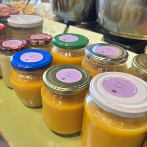 Auch Suppe im Glas wurde angeboten