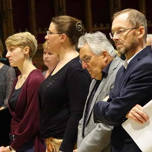Solisten: Johanna Rosa Falkinger (Sopran), Rita Peterl (Alt), Josef Habringer (Tenor) und Manfred Mitterbauer (Bass)
