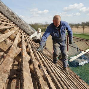 Renovierung Dach Doblkapelle / 1. Tag
