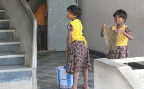 Indische Hausmädchen