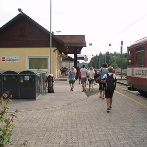 Umsteigen in Bürmoos      