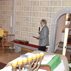 Dankesrede für Organistin