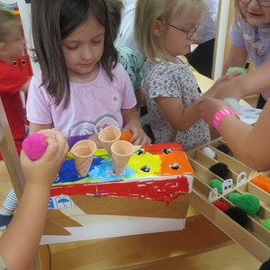 Eissalon im Kindergarten