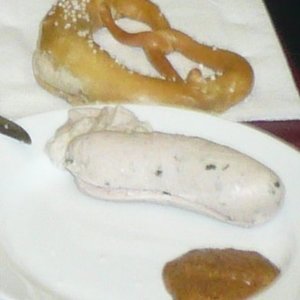 Weisswurst, Bier und Brezel