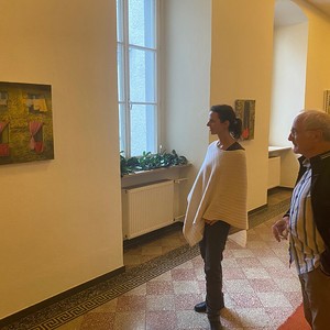 Vernissage der Ausstellung 'Wege' von Monika Pichler