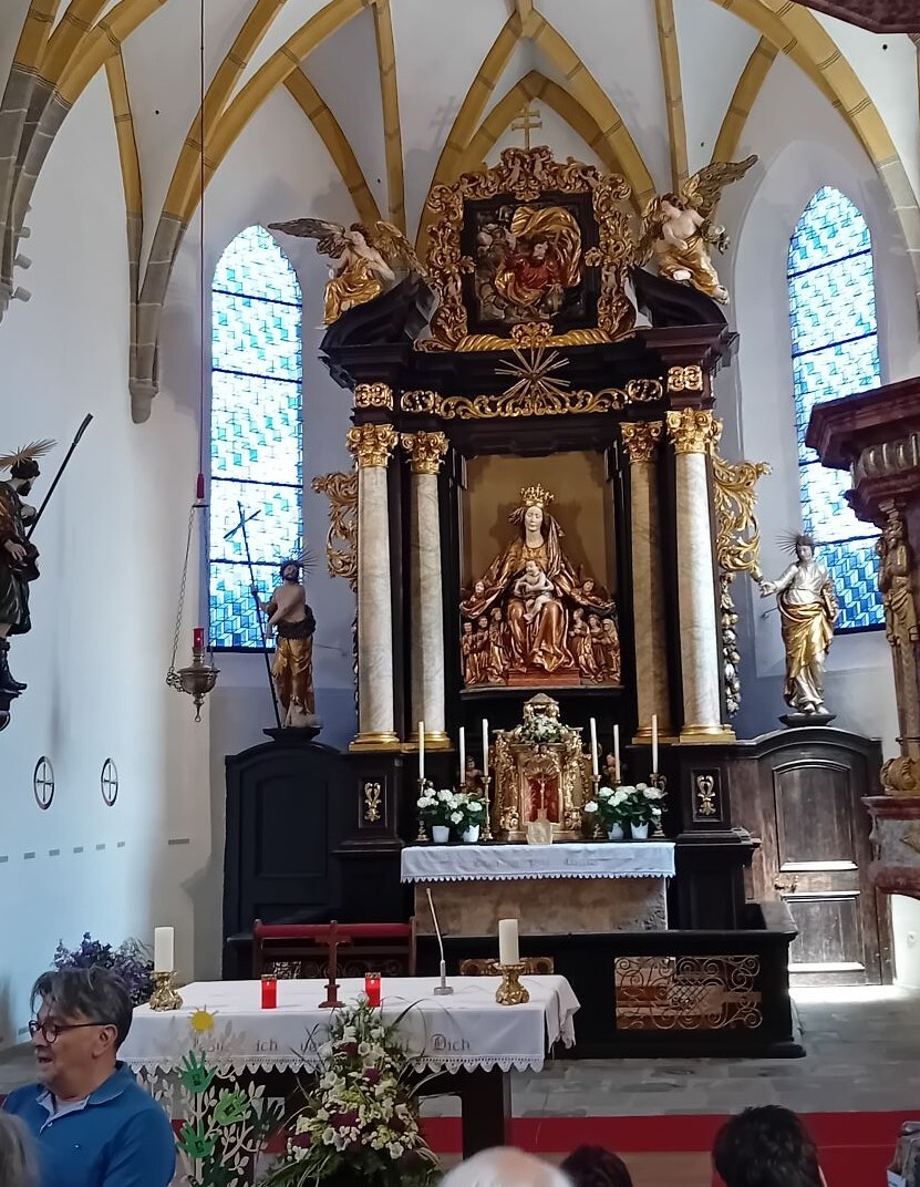 Kircheninnere Frauenstein / Blindenseelsorge