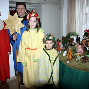 Sternsinger bei den Gottesdiensten