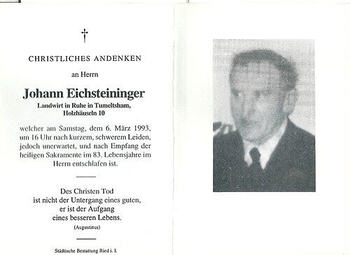 Johann Eichsteininger