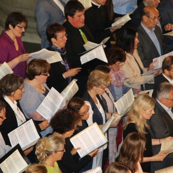 Blick in den Chor des Konservatoriums für Kirchenmusik der Diözese Linz