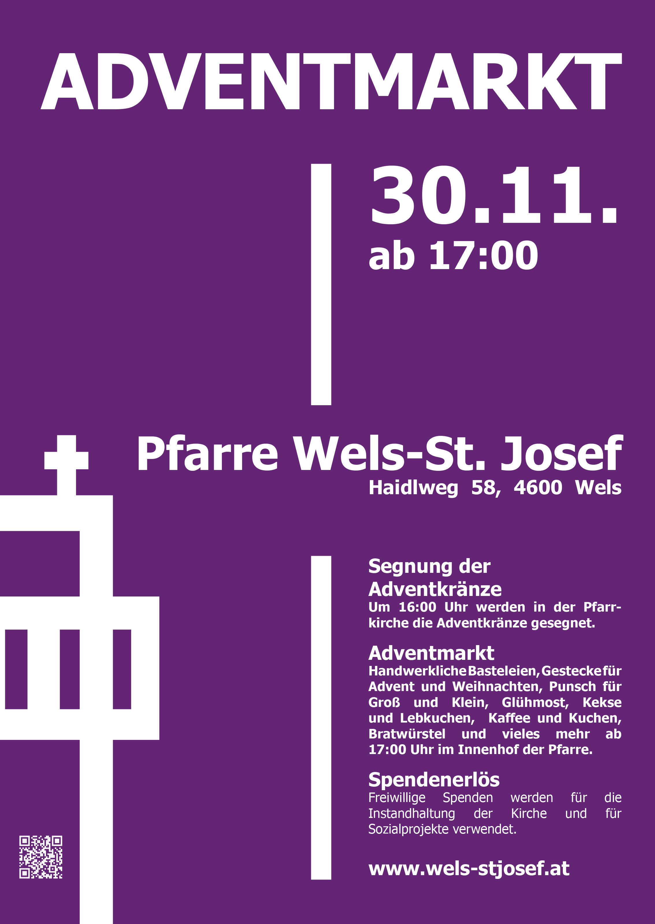 Plakat Adventmarkt 2024