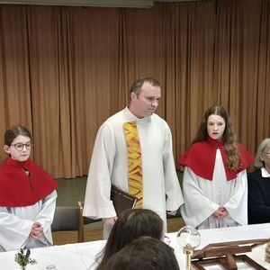 Agape im Pfarrsaal