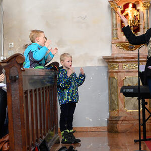 Familiengottesdienst der Pfarrcaritas Kinderbetreuungseinrichtung Kopfing