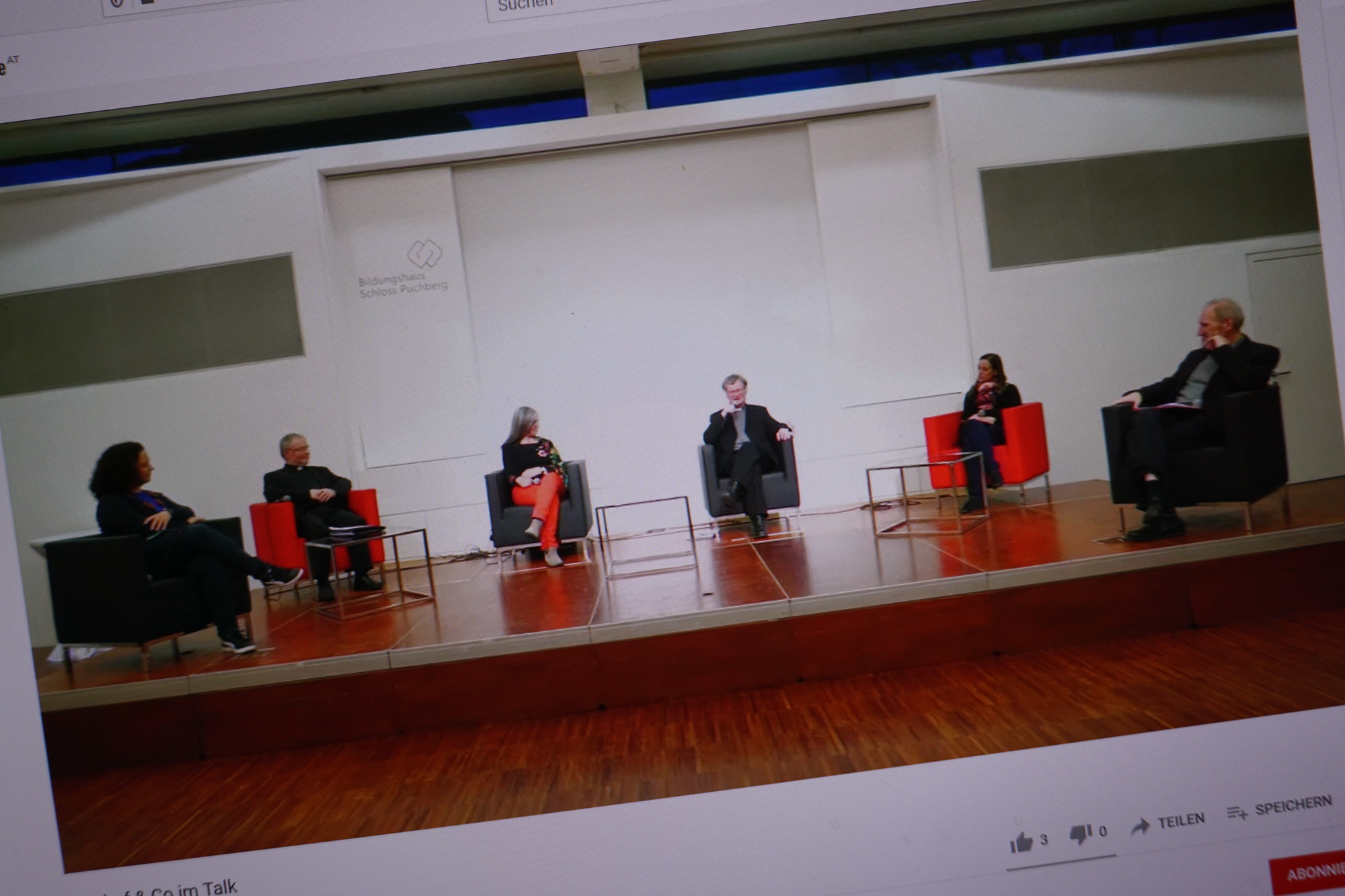 Blick auf das Youtube-Video