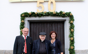 Kurat GR Josef Zauner feierte sein goldenes Priesterjubiläum mit den Pfarren Pierbach und Schönau.