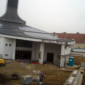 Hl. Nikolaus auf der pfarrlichen Baustelle