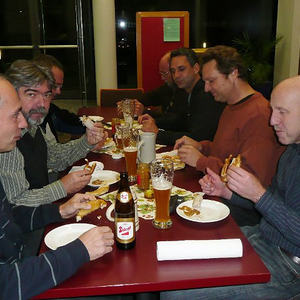 Weisswurst, Bier und Brezel