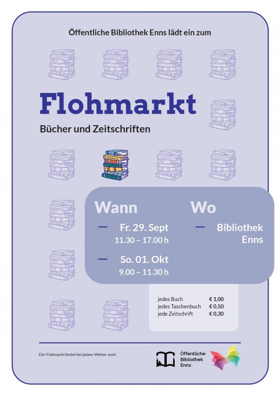 Bücher-Flohmarkt September 2023