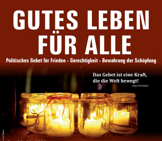 Politisches Gebet für Frieden – Gerechtigkeit – Bewahrung der Schöpfung