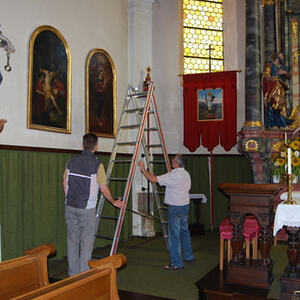 Innenrenovierung der Kirche 2011