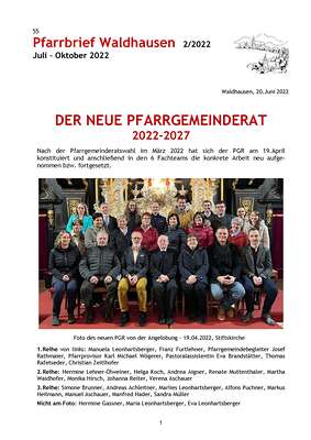 Pfarrblatt