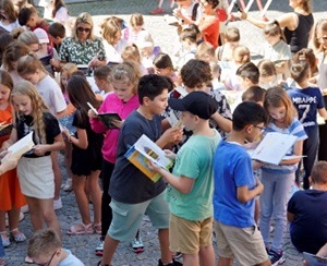 Leseflashmob in Gmunden