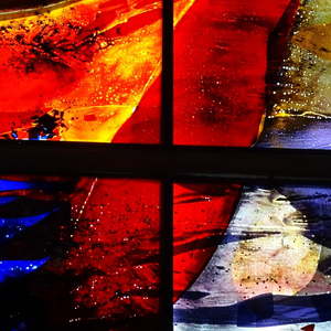 Glasfenster in der katholischen Pfarrkirche Schwanenstadt