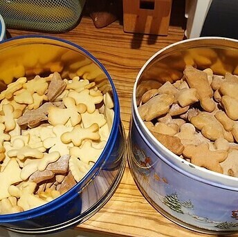 Gebackene Engel der JS-Kinder