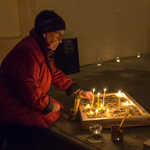 Impressionen vom Lichterweg in der Pfarre Kirchdorf/Krems bei der Nacht der 1000 Lichter.