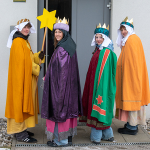 Sternsinger unterwegs in Kirchdorf/Krems
