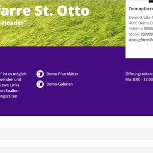 Vorlage Text-Link-Header