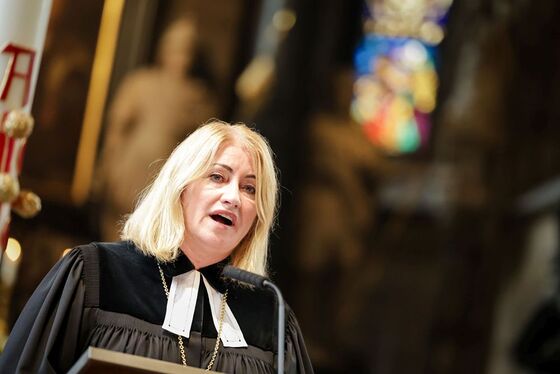 Die evangelische Oberkirchenrätin Ingrid Bachler hielt die Predigt 
