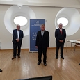 V. l: Dr.in Katja Winkler, Dr. Johann Kalliauer, Dr. Manfred Scheuer, KommR Leo Jindrak, Dr. Markus Schlagnitweit 