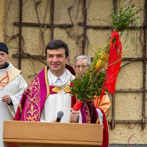 Palmprozession und Heilige Messe