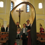 Brigitte Gruber mit Familie im Katharinator