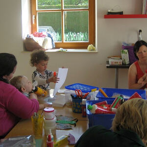 Basteln in der Spielgruppe