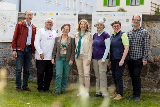 OÖ Landesgartenschau Schärding: Pilgerrastplatz eröffnet / © Kristin Thallinger Projektgruppe des Pilgerrastplatzes