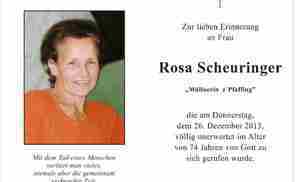 Rosa Scheuringer