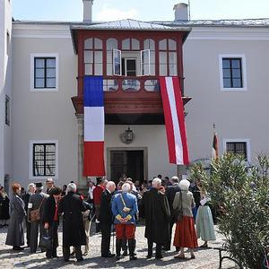 Gedenkfeier 200 Jahre Schlacht um Ebelsberg im Schloßpark