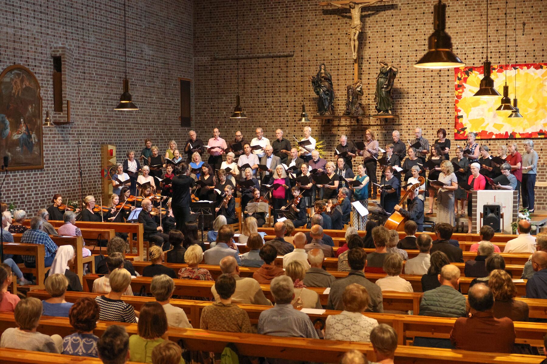 Abschlusskonzert / © Matthias Lauber Abschlusskonzert im Rahmen der 47. Chorsingwoche in der Pfarre Wels-St. Josef.